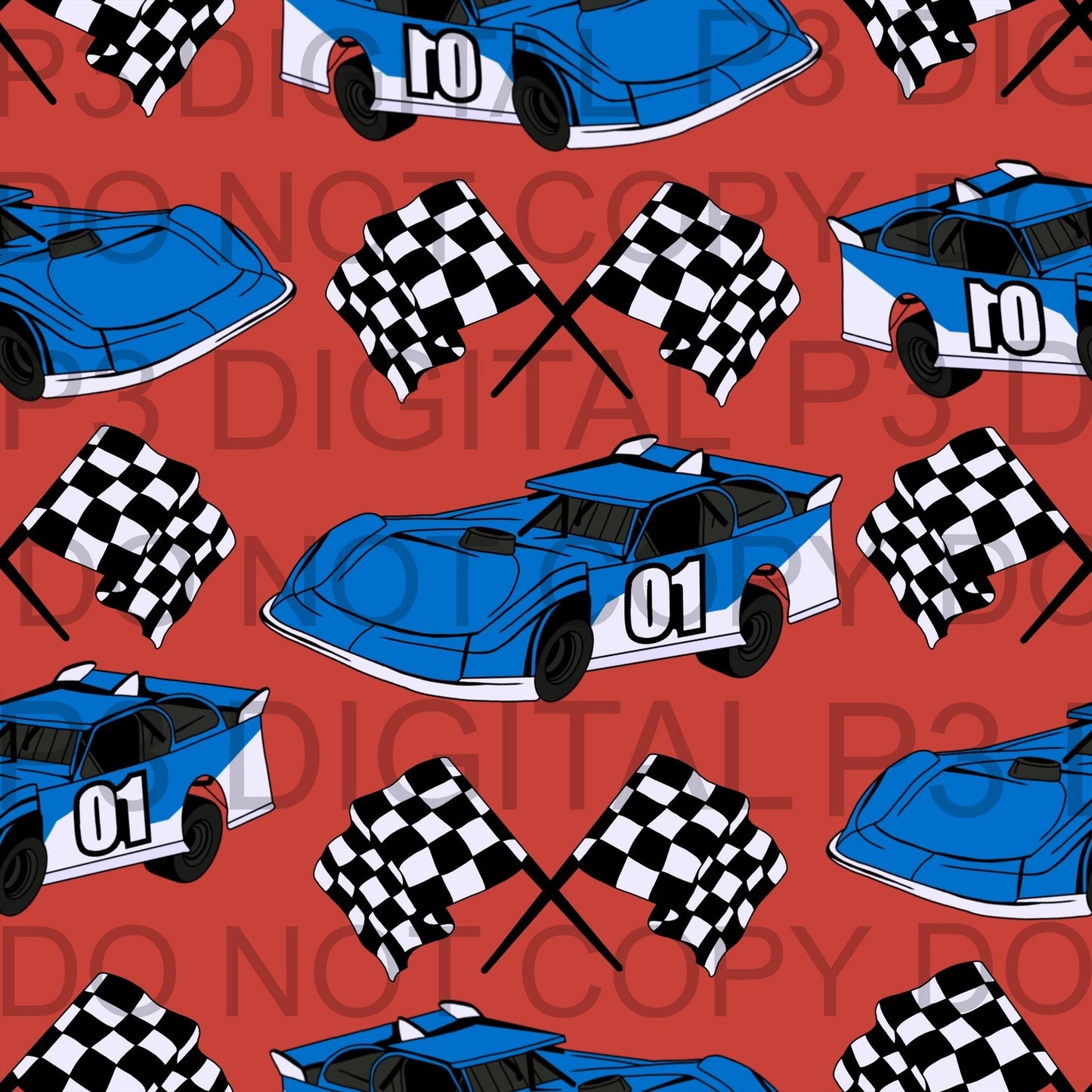 Blue racing