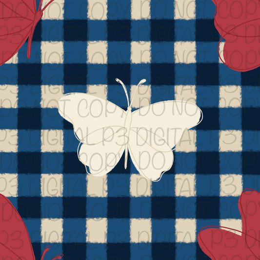 Plaid Butterflies