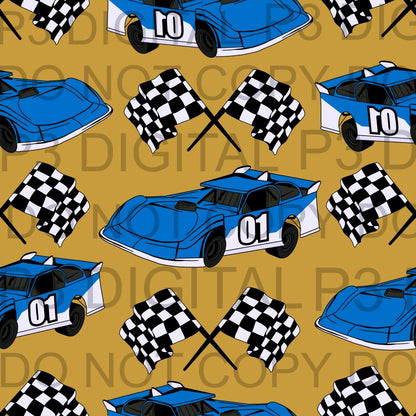 Blue racing