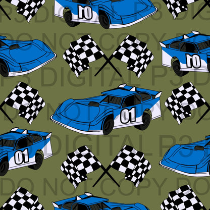 Blue racing