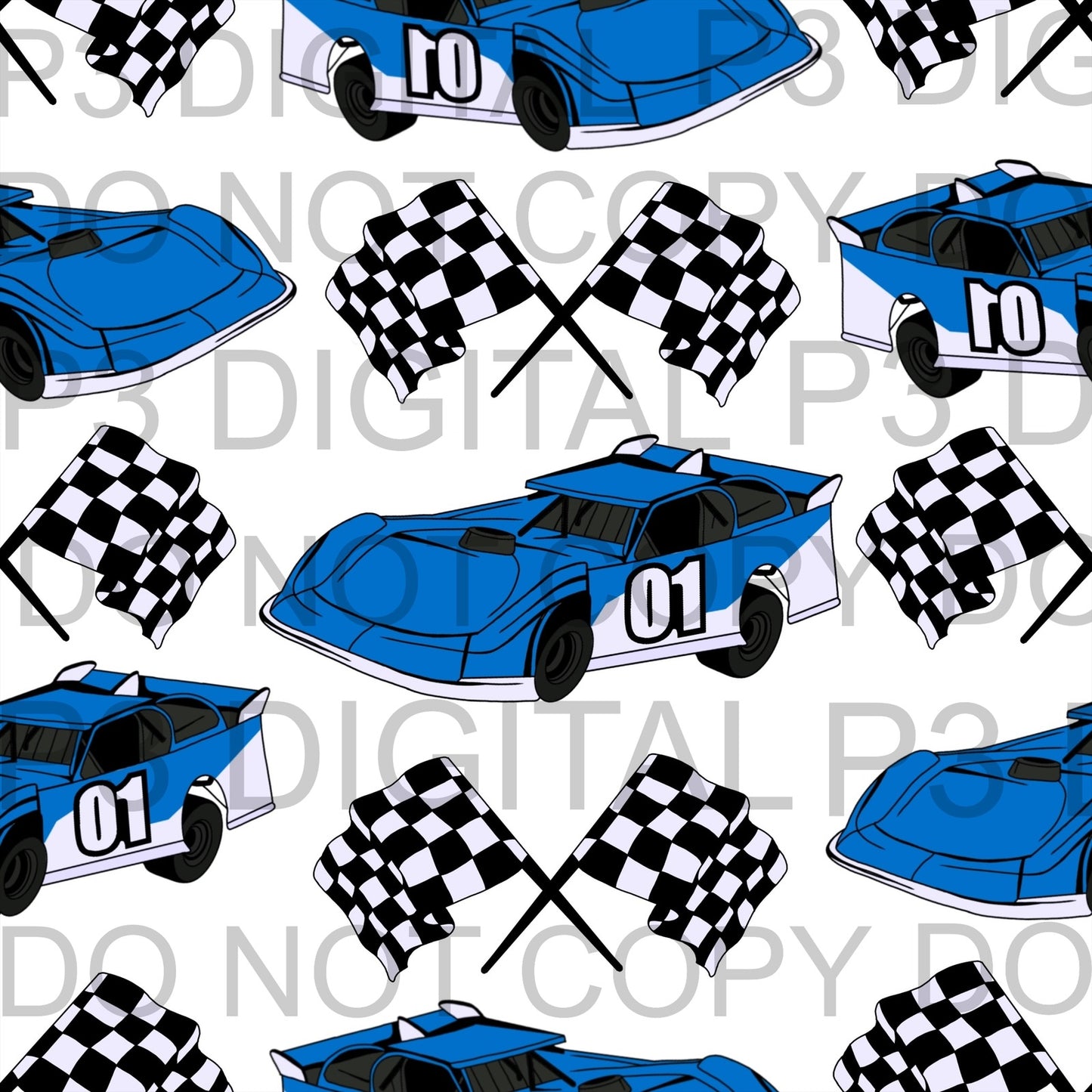 Blue racing