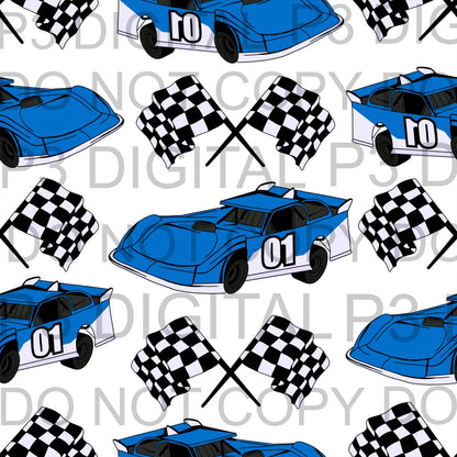 Blue racing